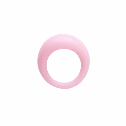 BOLD GLASS RING PINK